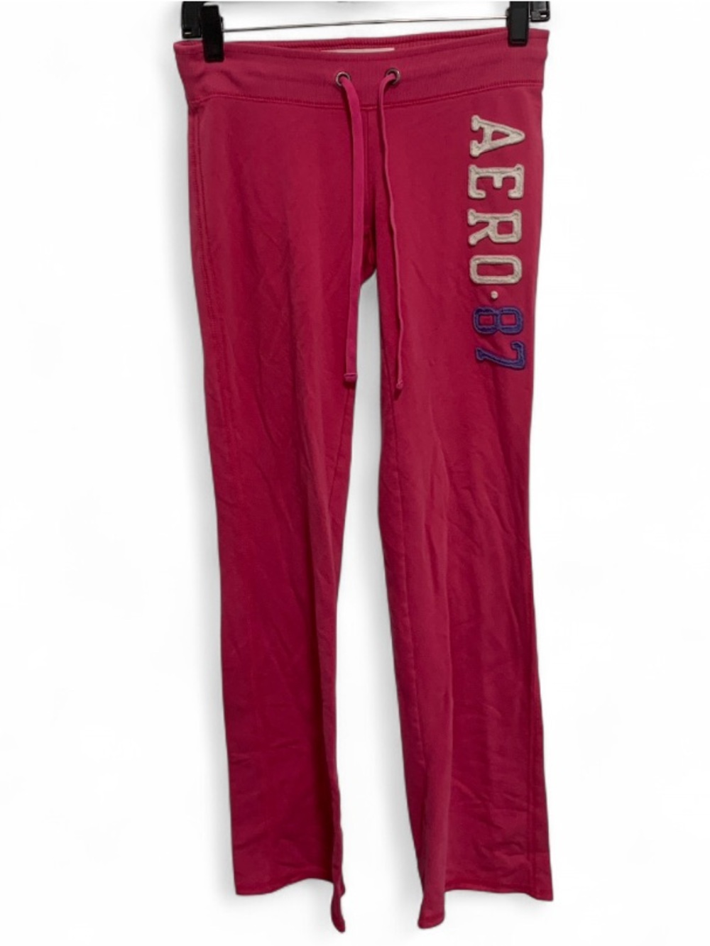 Y2K Aeropostale Pink Logo Graphic Track Pants